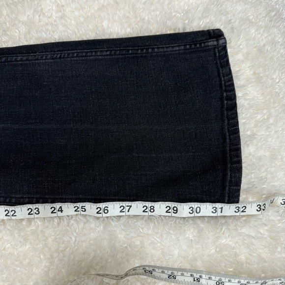 Free People Distressed Flared Leg Jeans Faded Black OB817426 Size 28 X 32 - Picture 9 of 13